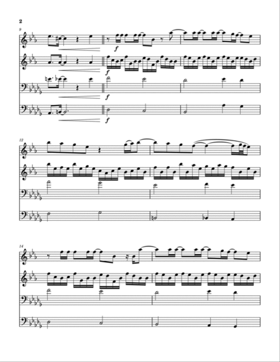 Place In This World Brass Quartet scores gallery preview page 3