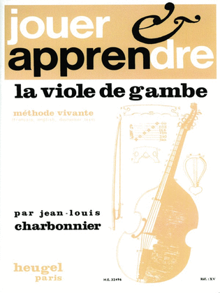 Book cover for Play And Learn The Viola De Gamba