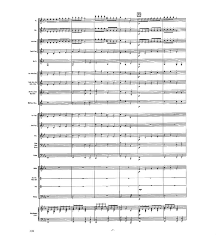 Surprise Symphony, 2nd movement Concert Band scores gallery preview page 6