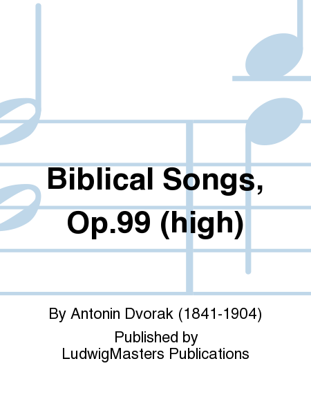 Biblical Songs, Op.99 (high)