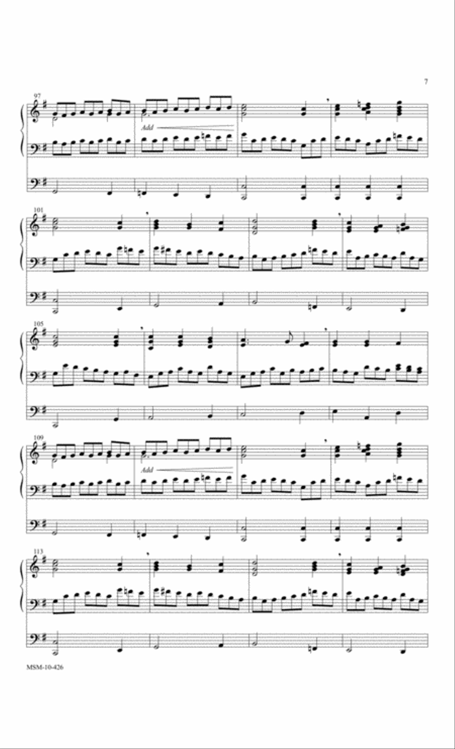 In Thee Is Gladness Organ scores gallery preview page 4