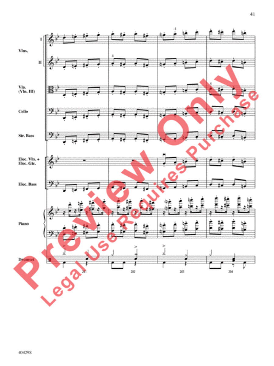 Wish Liszt Wish Liszt String Orchestra scores gallery preview page 42
