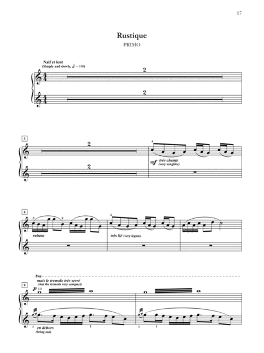 Poulenc -- Sonata Small Ensemble scores gallery preview page 12
