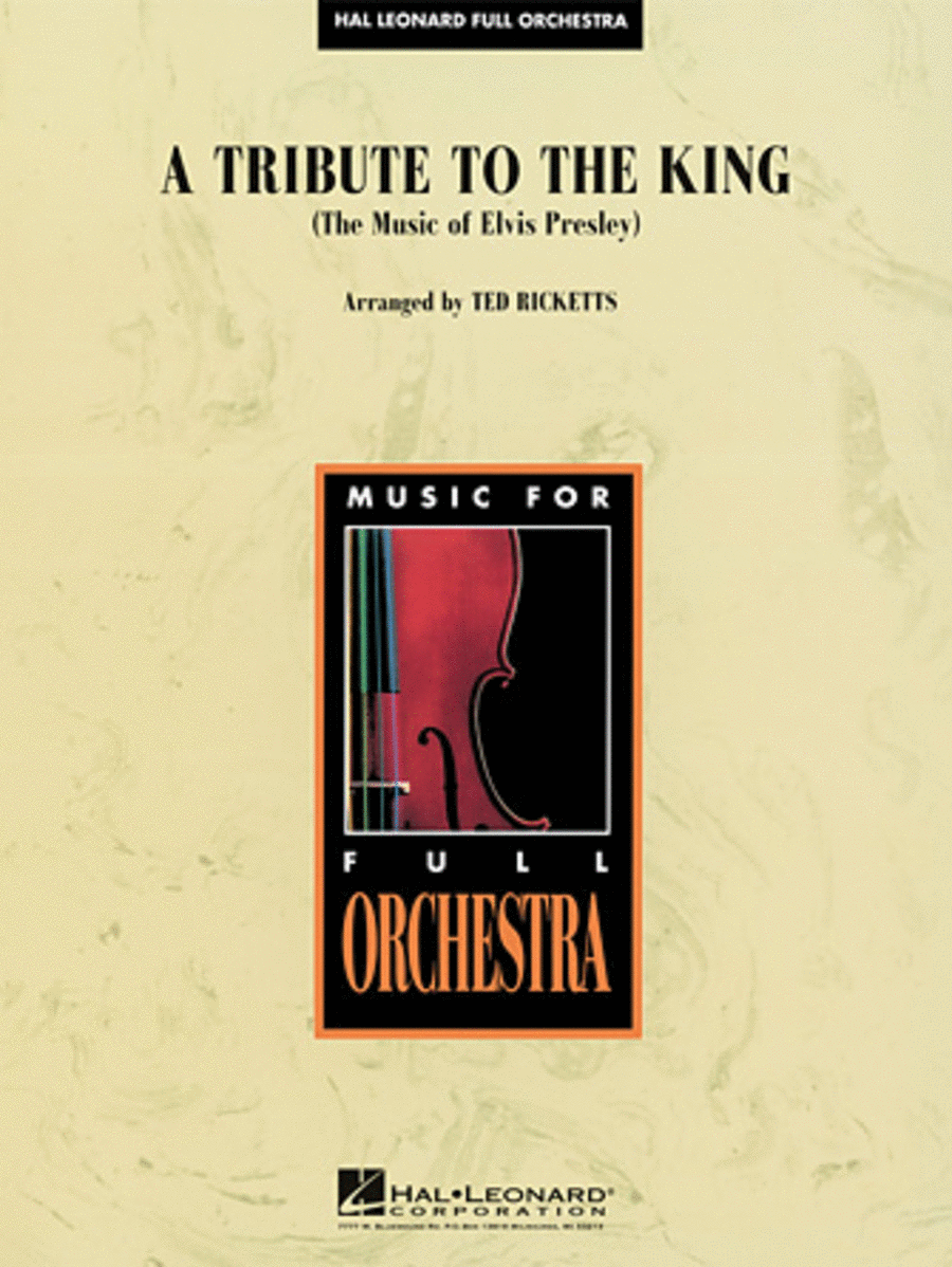 A Tribute to the King (The Music of Elvis Presley) Full Orchestra scores gallery preview page 1