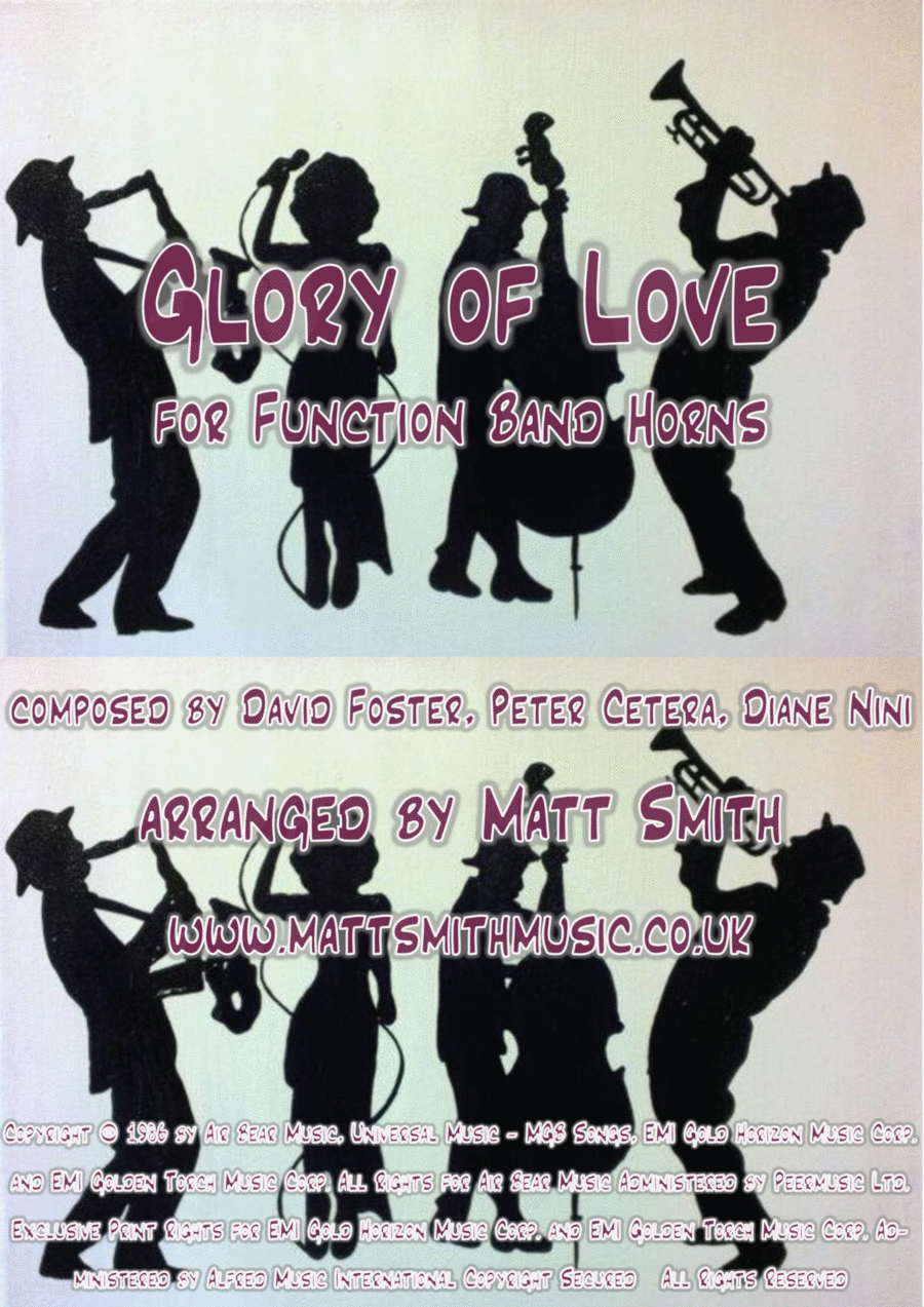 Glory Of Love Voice scores gallery preview page 1
