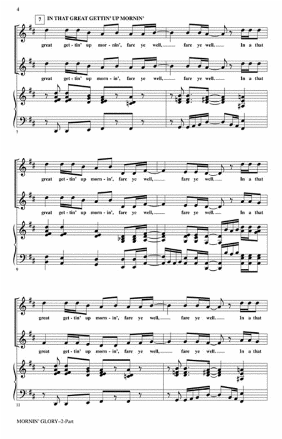 Mornin' Glory Mornin' Glory 2-Part scores gallery preview page 3