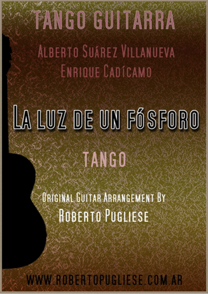 Book cover for La luz de un fosforo - Tango (Suarez Villanueva - Cadicamo)