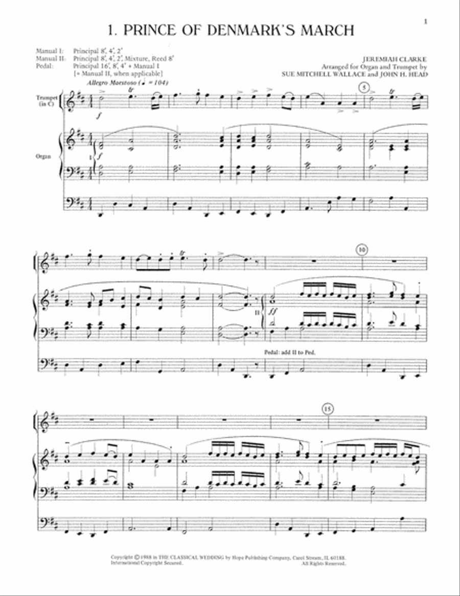 Classical Wedding, The-Digital Download Trumpet scores gallery preview page 3