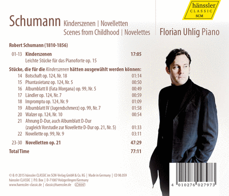 Schumann: Scenes from Childhood - Novelettes, Vol. 9