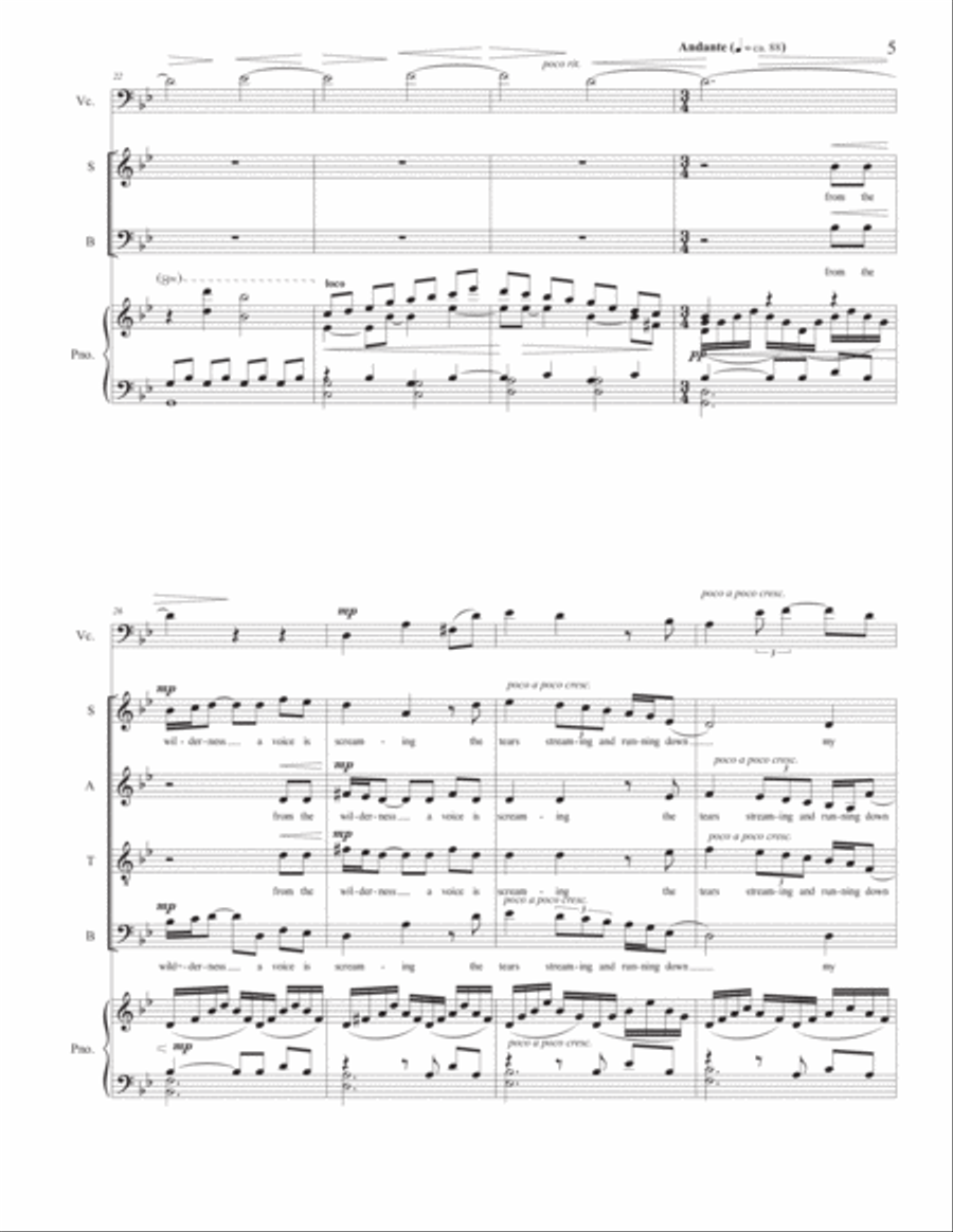 My Freedom Is Coming My Freedom Is Coming 4-Part scores gallery preview page 5