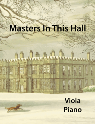 Book cover for Masters In This Hall for Viola and Piano