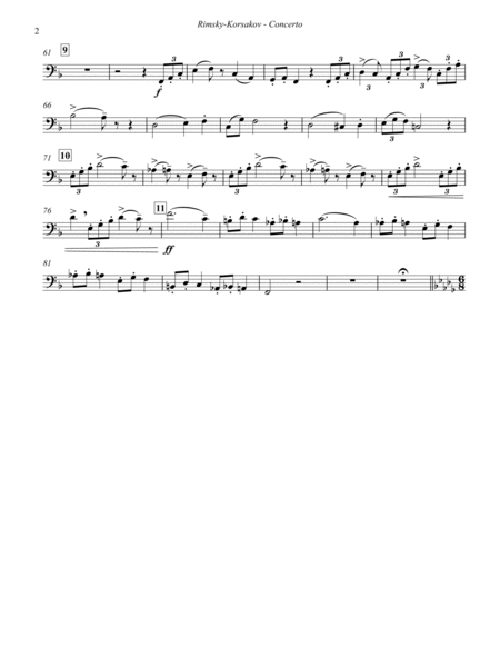 Concerto for Bass Trombone with Piano accompaniment image number null