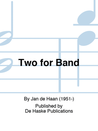 Book cover for Two for Band