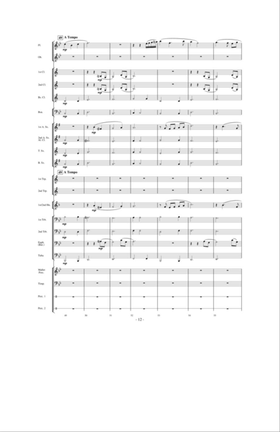 Clark County Celebration Concert Band scores gallery preview page 11