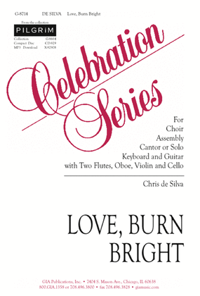 Book cover for Love, Burn Bright
