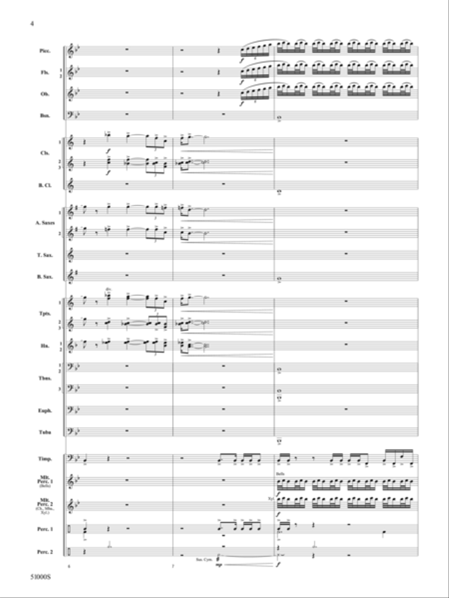 Eternal Flame: Score Concert Band scores gallery preview page 4