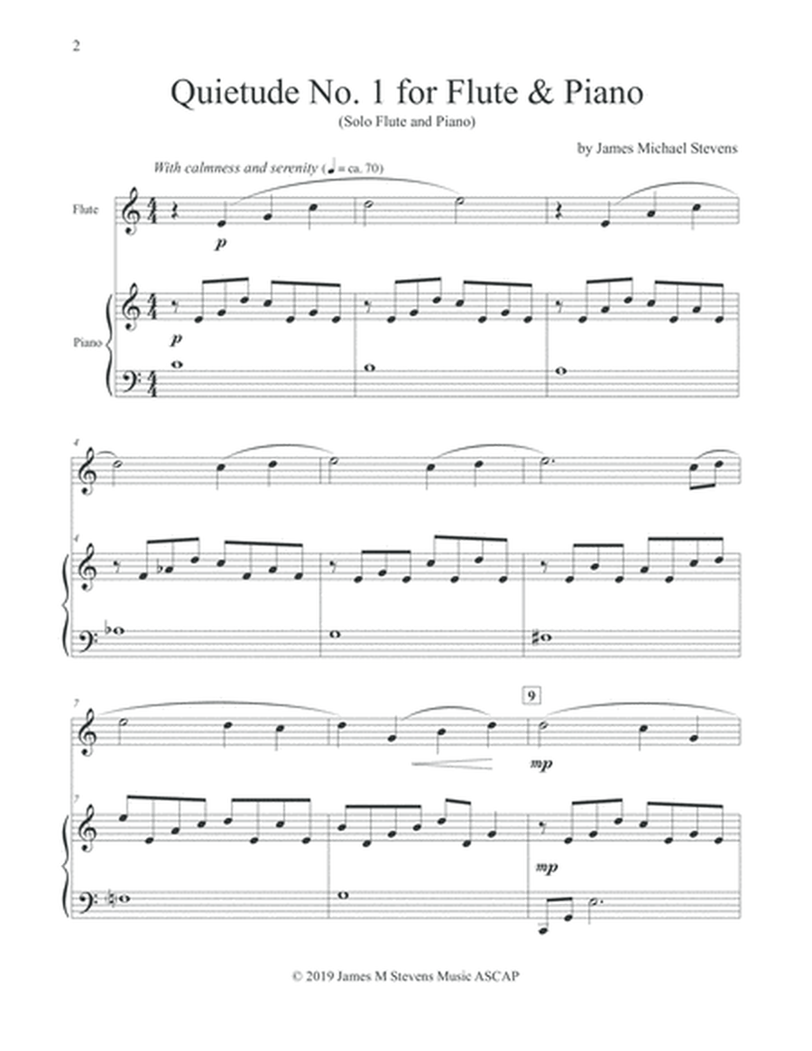 Quietude No. 1 - Flute & Piano image number null