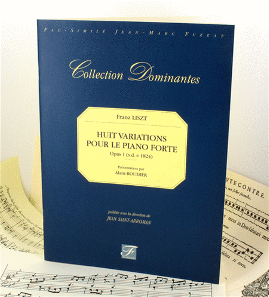 Eight variations for the fortepiano. Opus I. 1824 Piano Solo scores gallery preview page 1