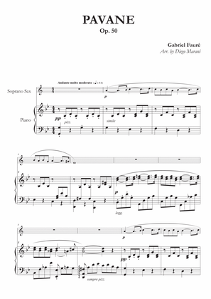 Pavane for Soprano Saxophone and Piano