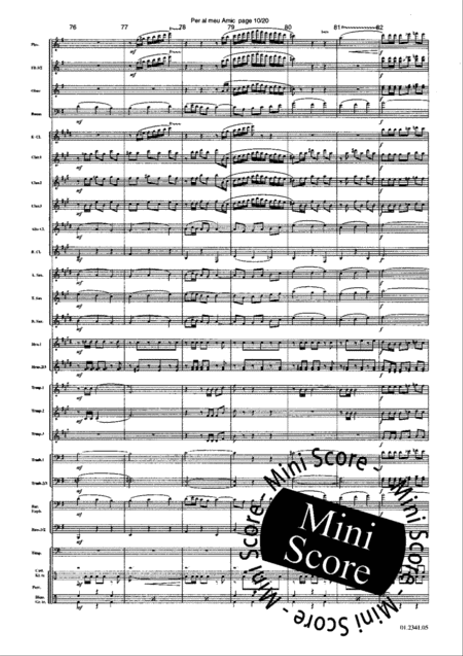 For My Friend Concert Band scores gallery preview page 14