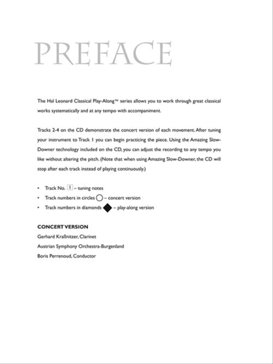 Clarinet Concerto No. 1 in F Minor, Op. 73 Clarinet Solo scores gallery preview page 3