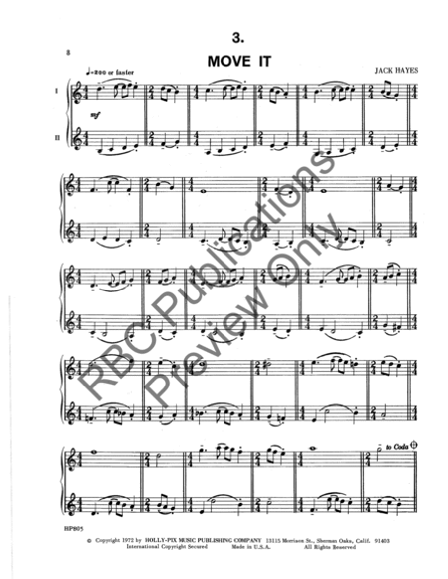 Dozen And One Trumpet Duets Trumpet Duet scores gallery preview page 10