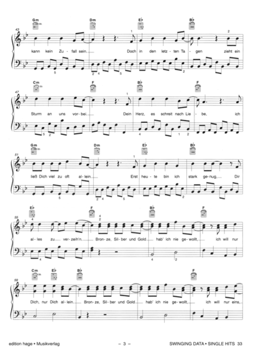 Bronze, Silber und Gold Voice scores gallery preview page 5