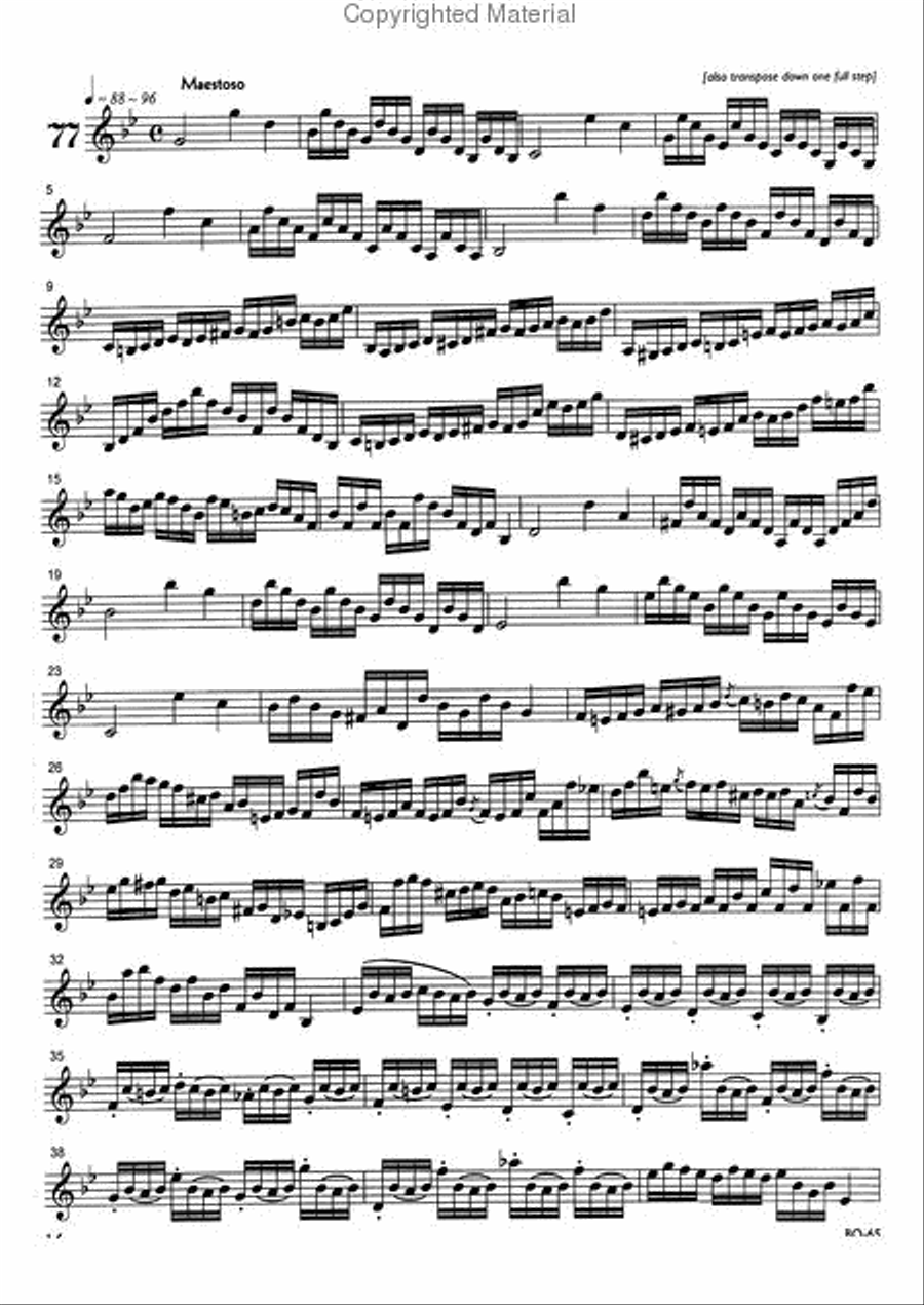 104 Progressive Exercises (1903) for Cornet Or Trumpet Vol. 2 Cornet scores gallery preview page 3