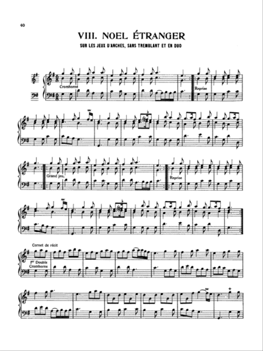 Daquin: Noels Organ scores gallery preview page 1