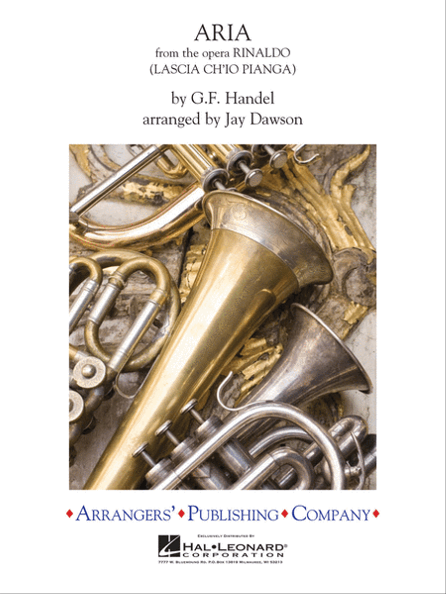 Aria (from the opera Rinaldo) Concert Band scores gallery preview page 1