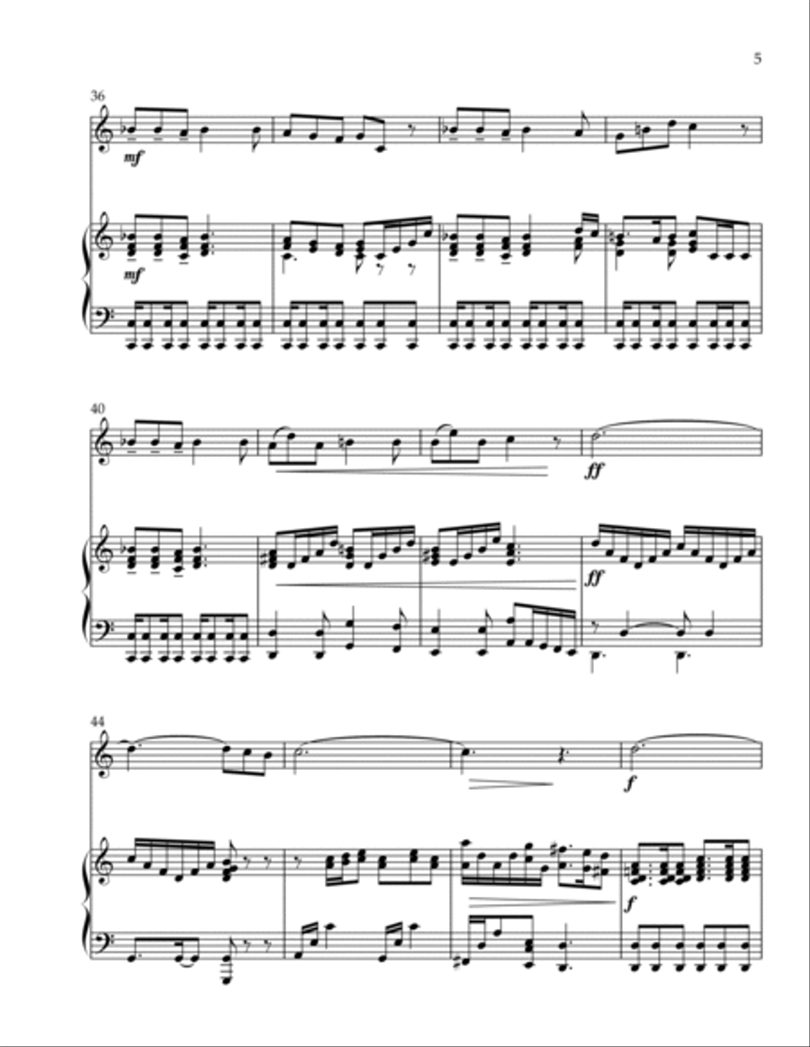 Great Is The Lord Great Is The Lord Alto Saxophone scores gallery preview page 5