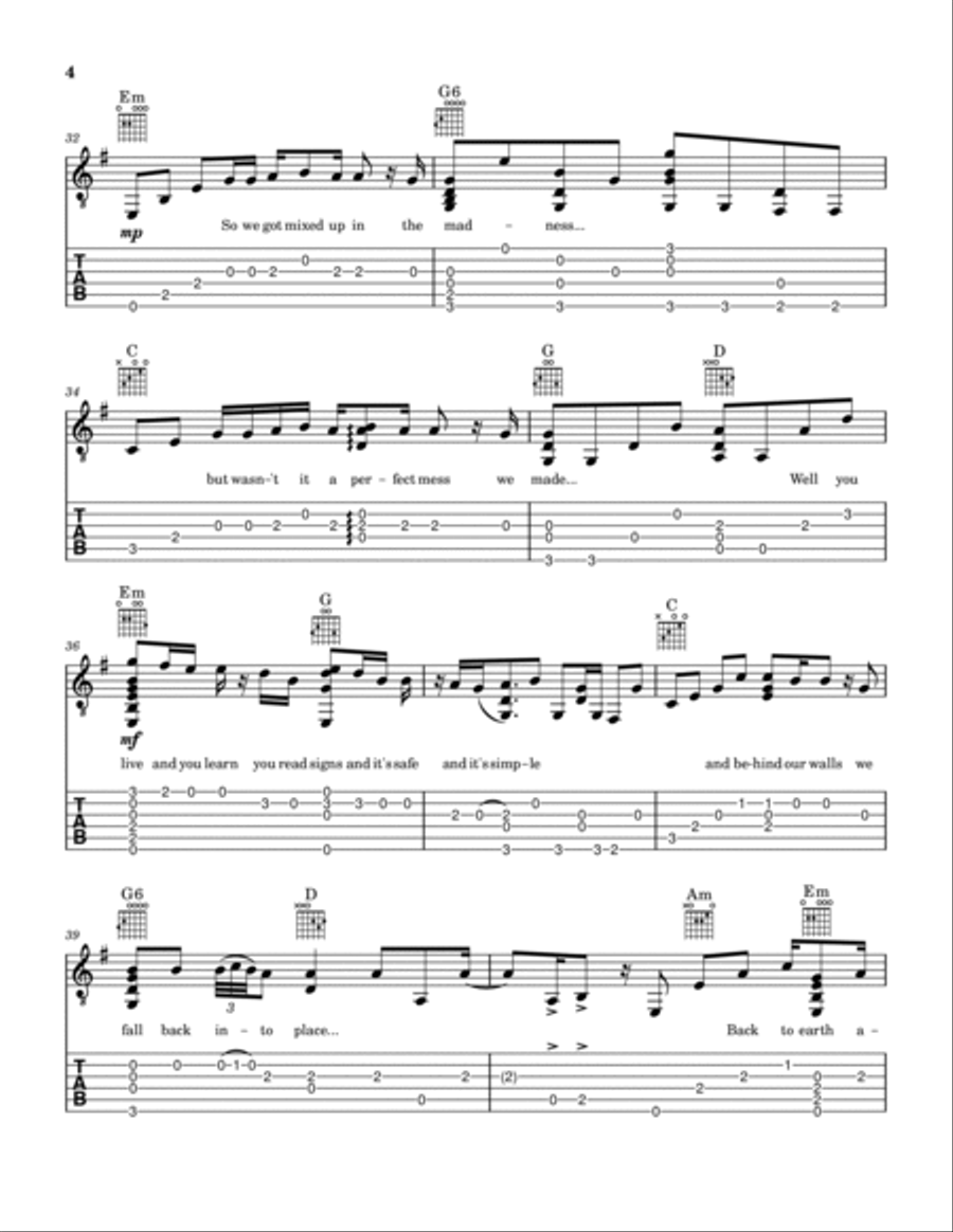 Carried Away Carried Away Electric Guitar scores gallery preview page 4