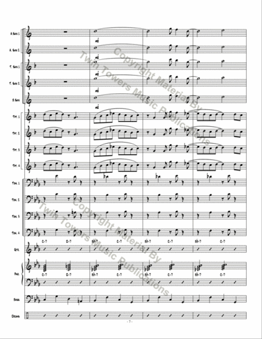 Dakashuffle Dakashuffle Jazz Ensemble scores gallery preview page 8