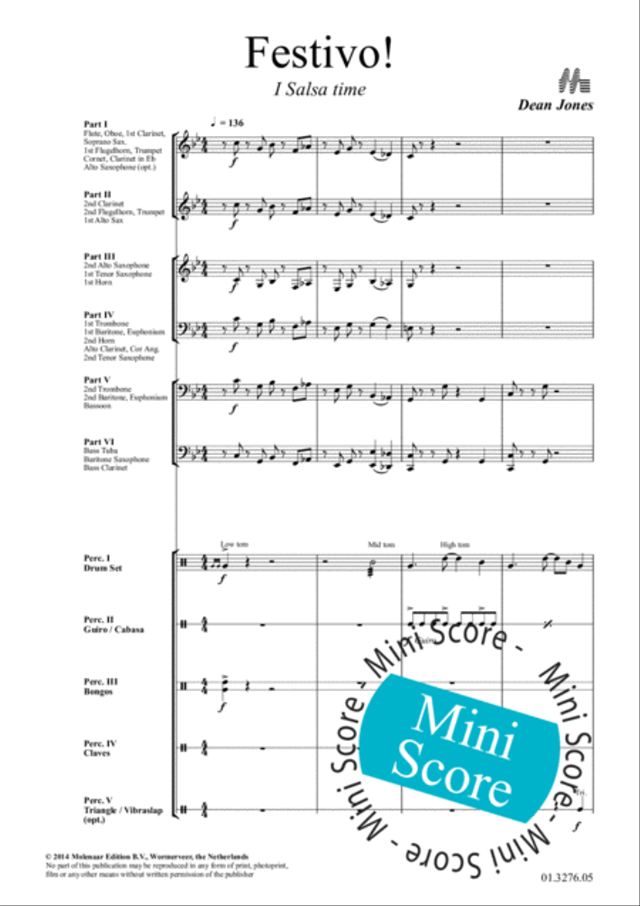 Festivo! Festivo! Concert Band scores gallery preview page 5