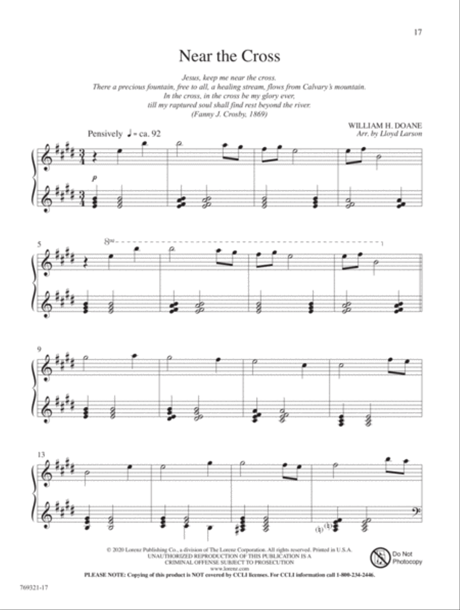 Ever in Joyful Song! Piano Solo scores gallery preview page 7