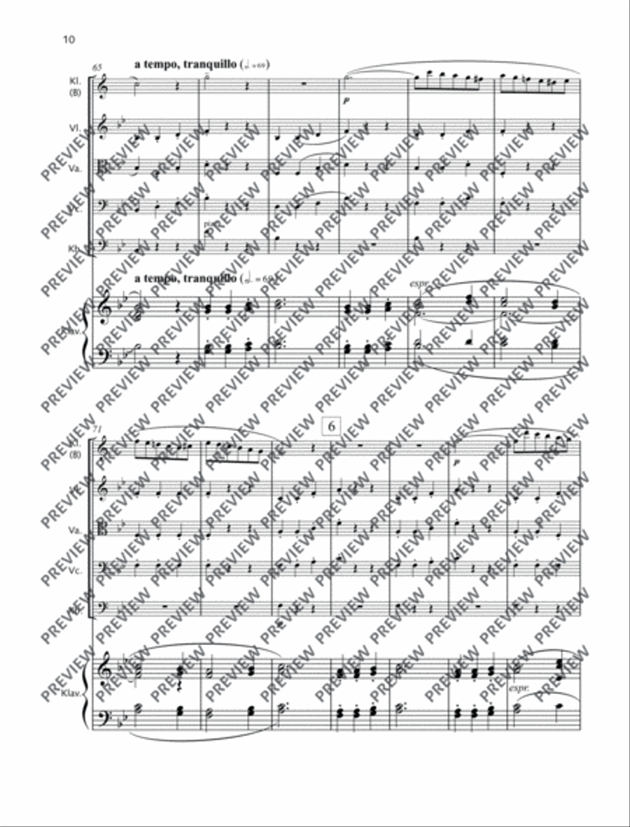 Sextett Sextett Clarinet scores gallery preview page 11