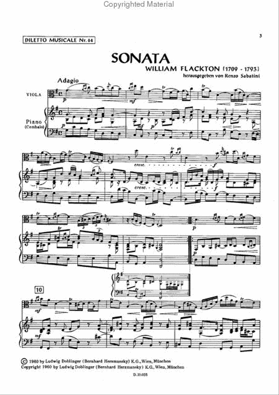 3. Sonate G-Dur 3. Sonate G-Dur School and Community scores gallery preview page 2