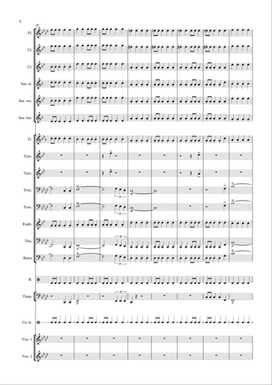 Dragon Ball Z Concert Band scores gallery preview page 4
