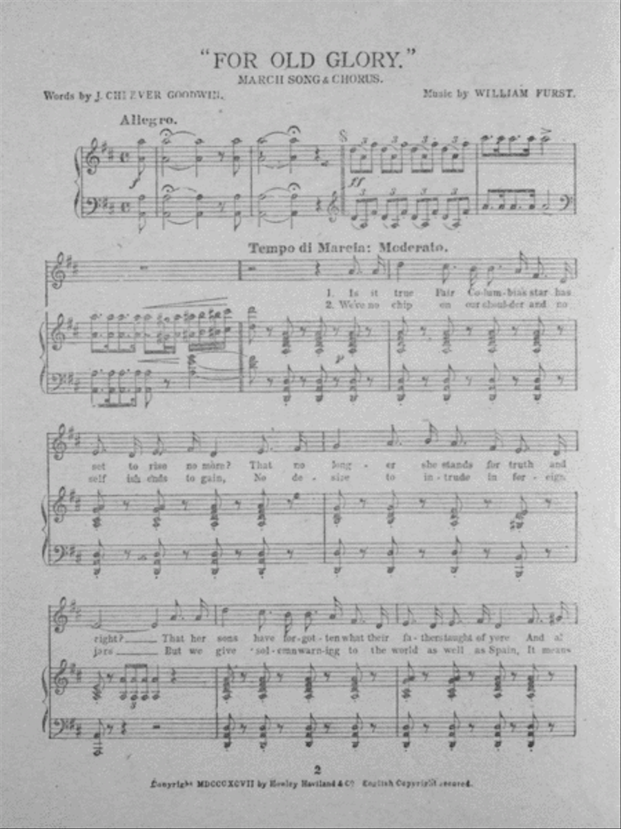 For Old Glory Voice scores gallery preview page 2