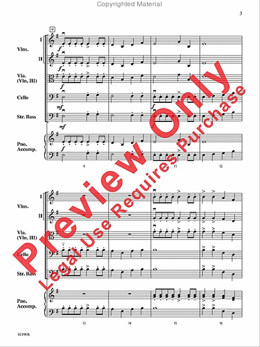 Fire Dragon Mountain Fire Dragon Mountain String Orchestra scores gallery preview page 3
