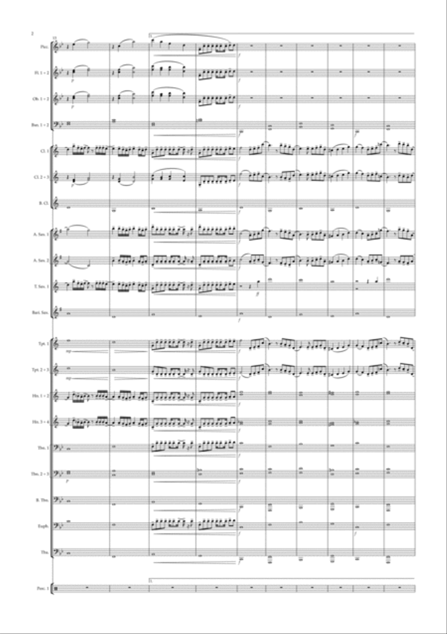 Kill Bill Kill Bill Concert Band scores gallery preview page 2