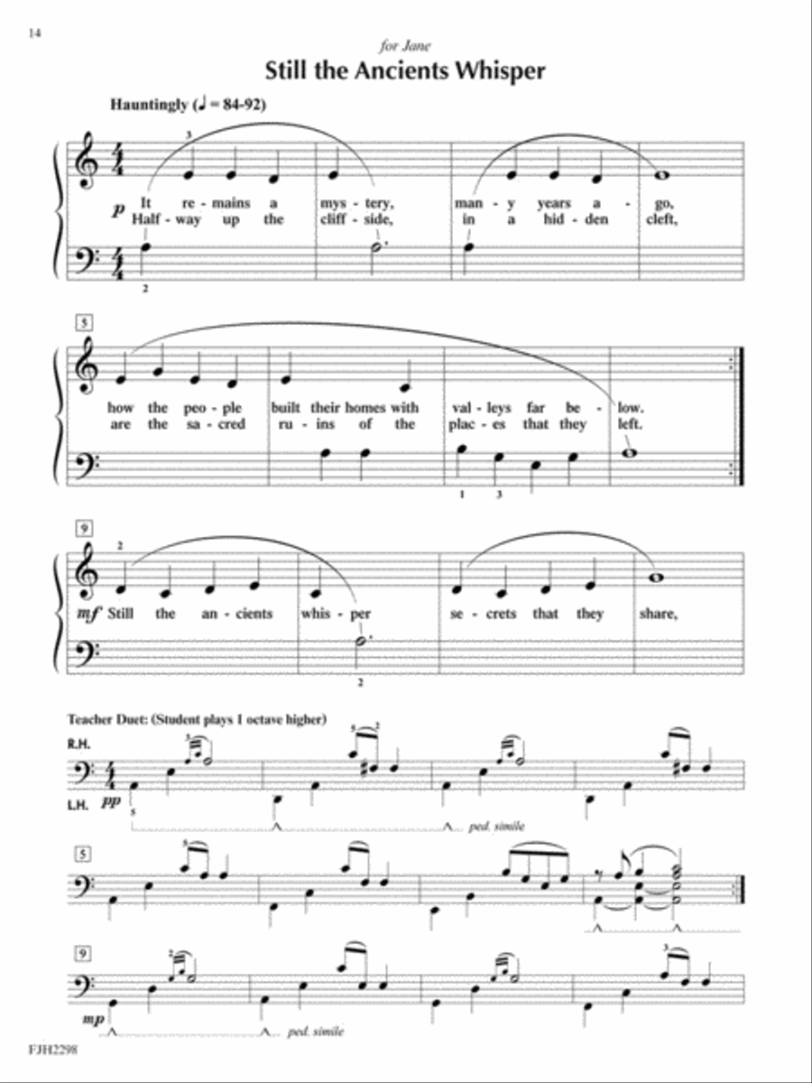 Earth and Sky, Book 1 Earth and Sky, Book 1 Easy Piano scores gallery preview page 4