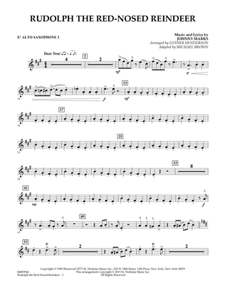 Rudolph the Red-Nosed Reindeer (Canadian Brass) - Eb Alto Saxophone 2
