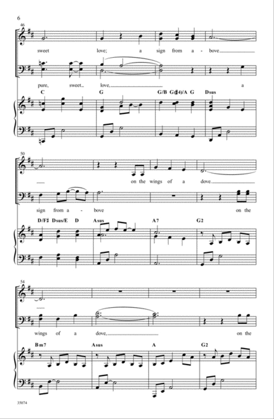 Wings of a Dove Choir scores gallery preview page 5