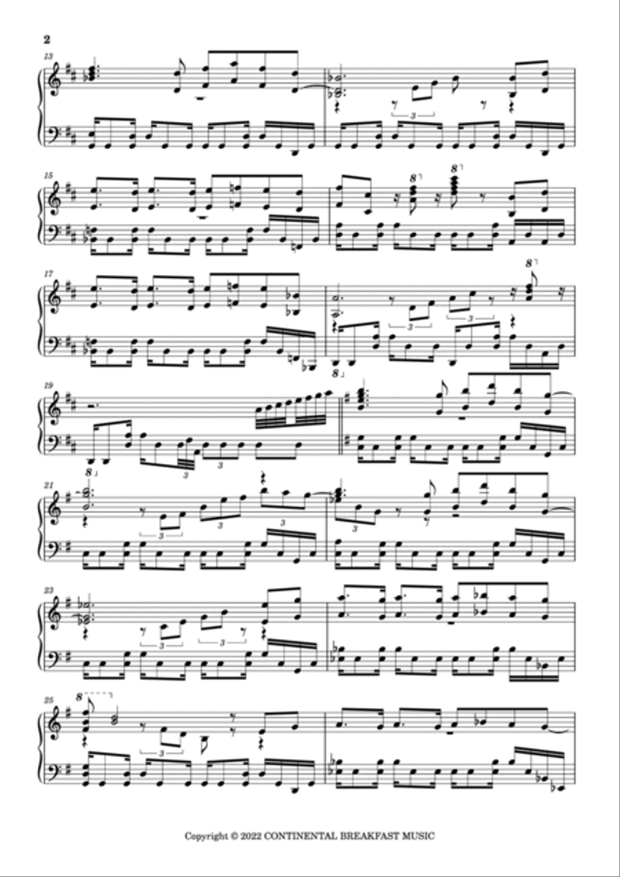 Severance Piano Solo scores gallery preview page 2