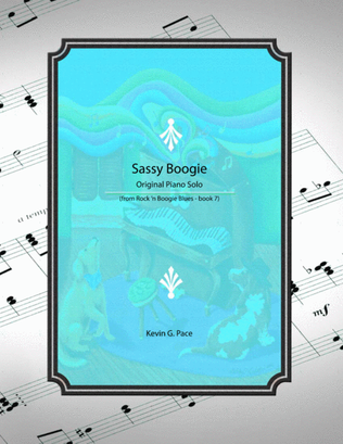 Book cover for Sassy Boogie - original piano solo