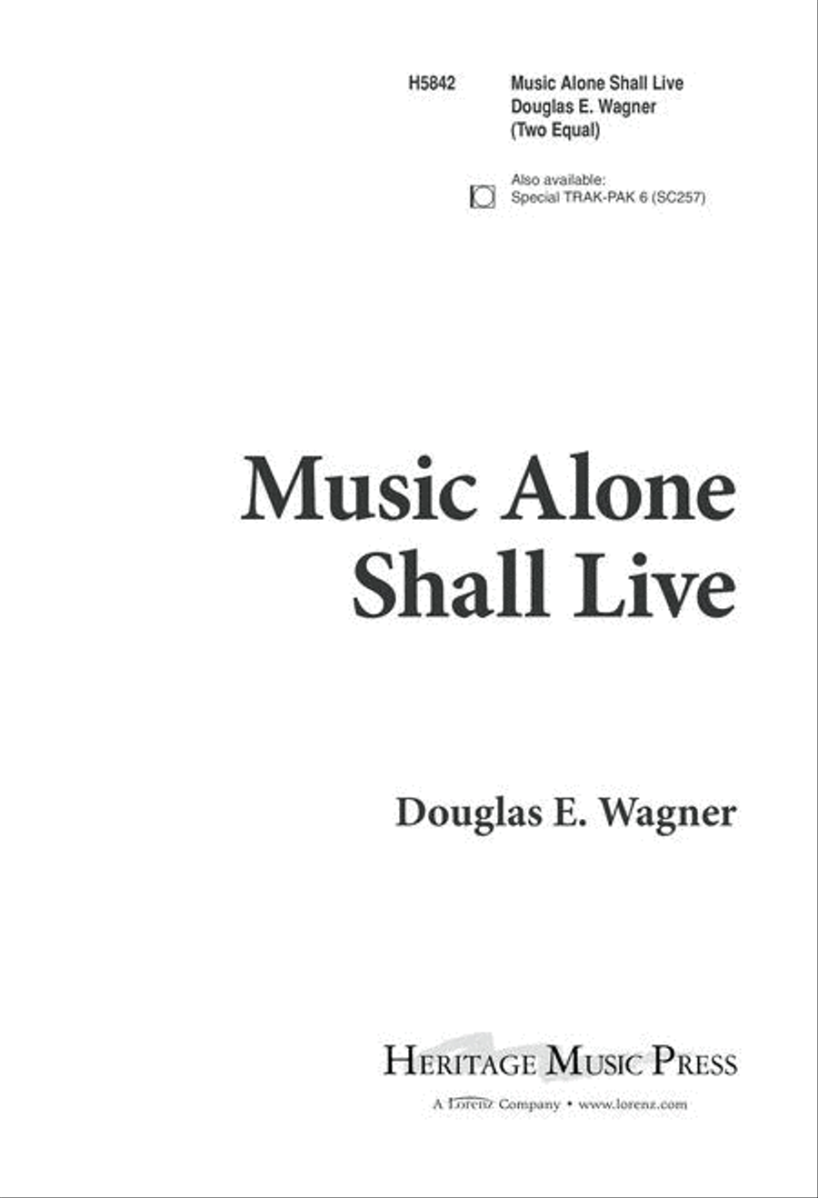 Music Alone Shall Live 2-Part scores gallery preview page 1