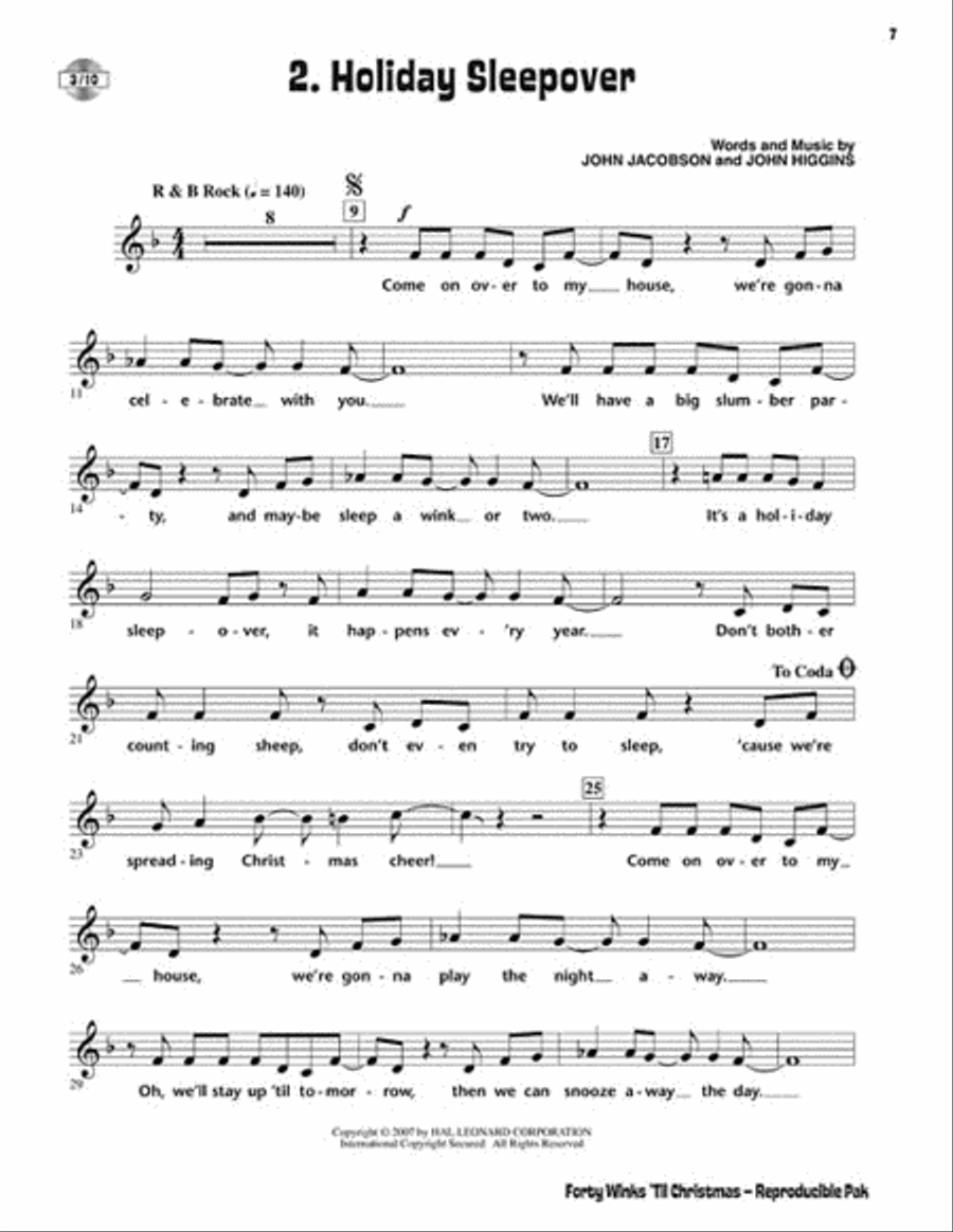 Forty Winks 'Til Christmas Choir scores gallery preview page 4