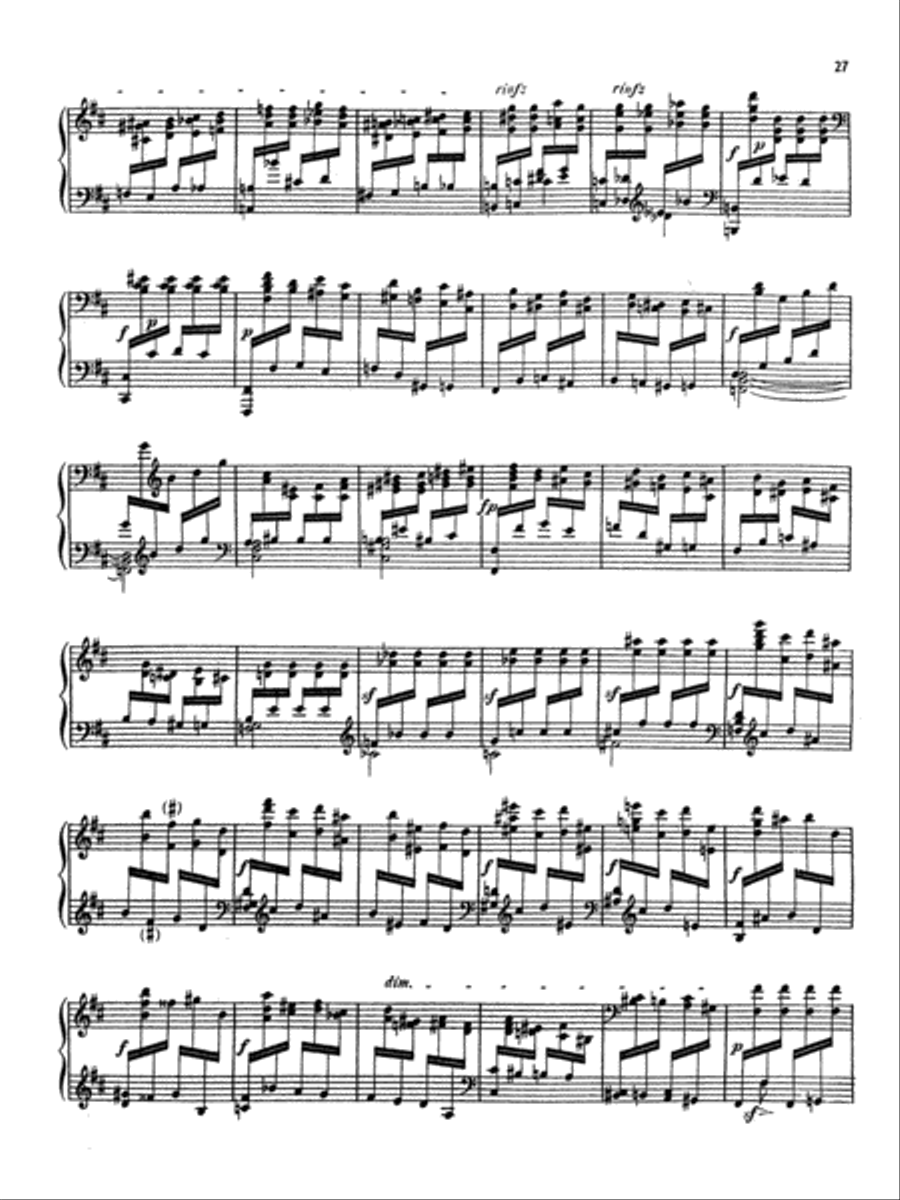 Dukas: Sonata in E flat Minor Piano Solo scores gallery preview page 4