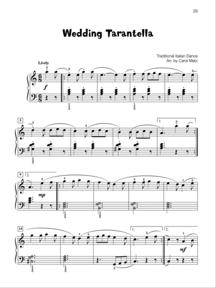 Famous & Fun Favorites, Book 4 Piano Method scores gallery preview page 3